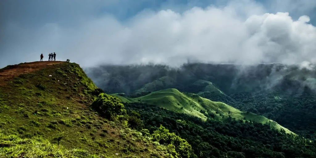 Majestic Mountain Peaks, Coorg, Karnataka - Nature's Towering Beauty